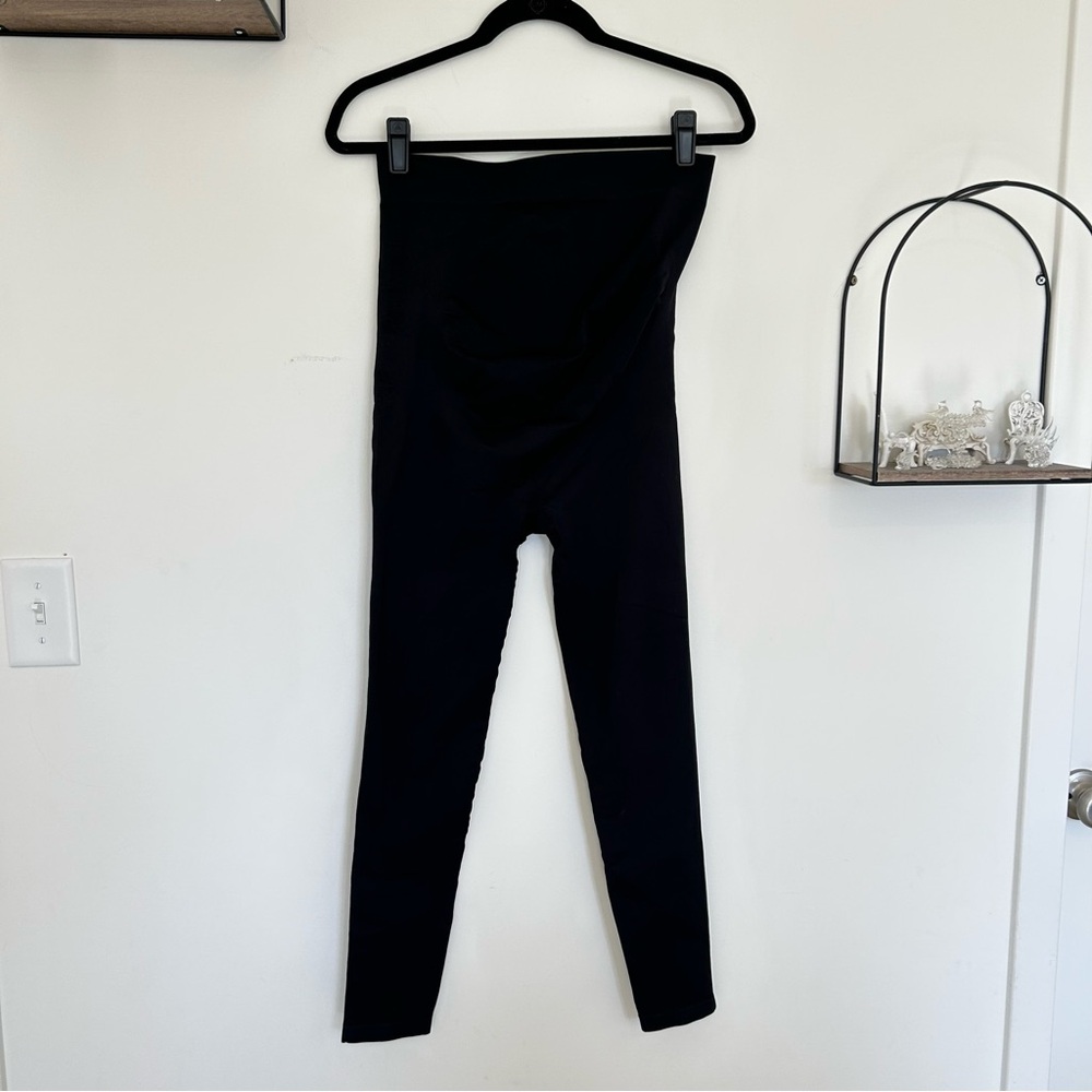 Blanqi Black Pregnancy Maternity‎ Leggings Size Large